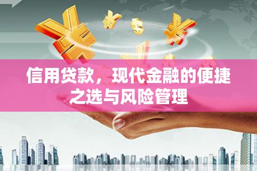余干信用贷款，现代金融的便捷之选与风险管理