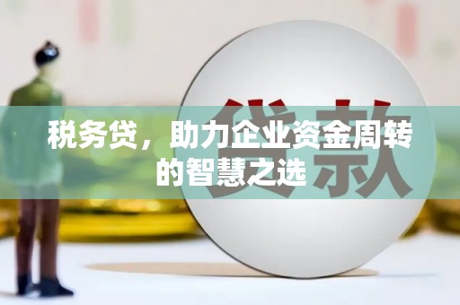 襄阳税务贷，助力企业资金周转的智慧之选