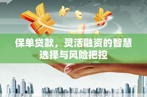 鼓山保单贷款，灵活融资的智慧选择与风险把控