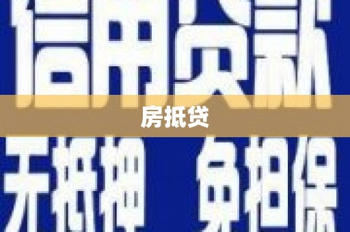 盐水房抵贷