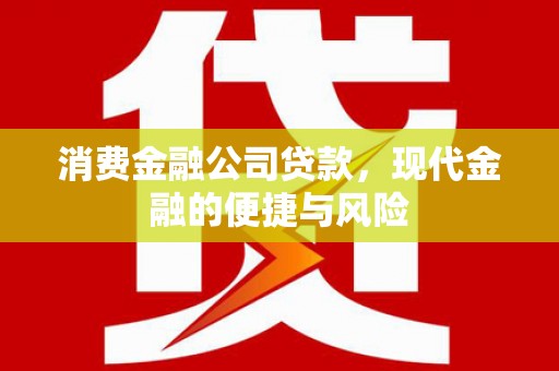 开远消费金融公司贷款，现代金融的便捷与风险